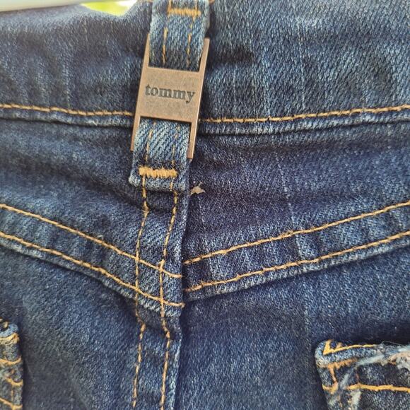 Y2k Tommy Hilfiger Denim Tulip Skirt size 3 - Picture 9 of 12